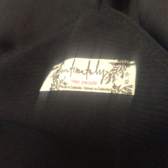 Pretty Black Lacey FREE PEOPLE Intimates - Picture 6 of 11